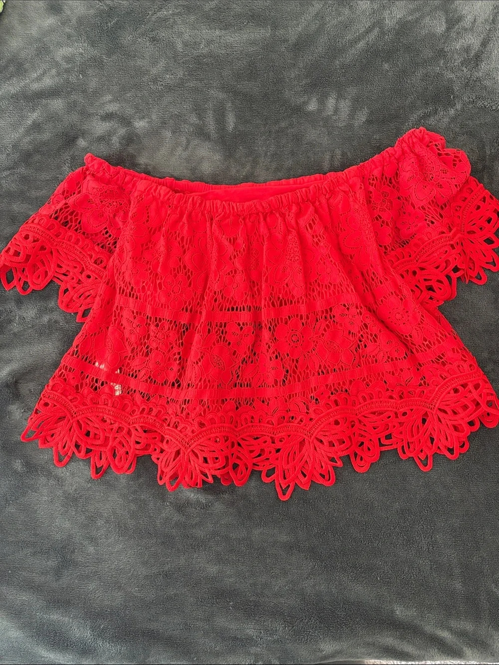 Free People Red Top
